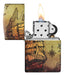 Encendedor Zippo 49355 Pirate Ship Design Original Garantia 5