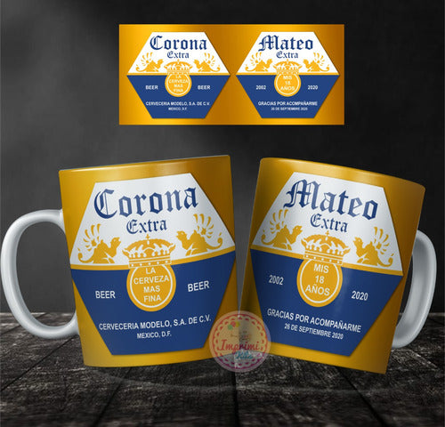Sublimation Templates Beer Drinks Father's Day Mugs 7