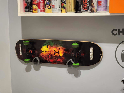 3Dimensionate Wall Rack Hook for Hanging Skateboard Display 3