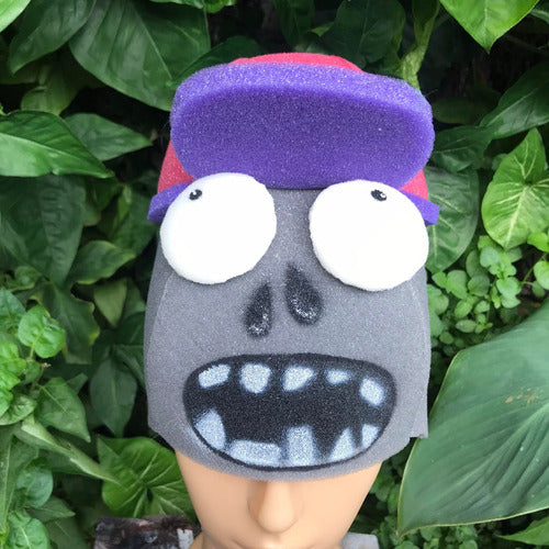 My Funny Hats Gorro En Goma Espuma Plantas Vs Zombies Disfraces Personajes 1