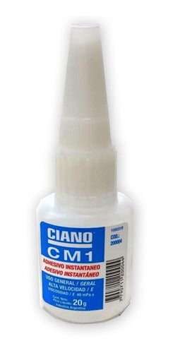 3 X Ciano Cm1 20g Adhesivo Pegamento Cianocrilato 2