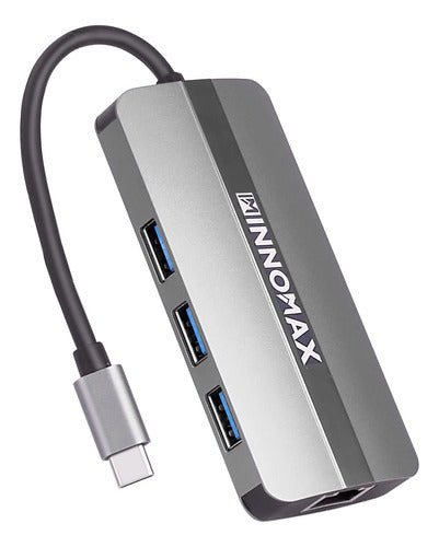 IM INNOMAX 10-in-1 Powered 6 Port USB 3.0 Thunderbolt 3/USB-C Hub 0