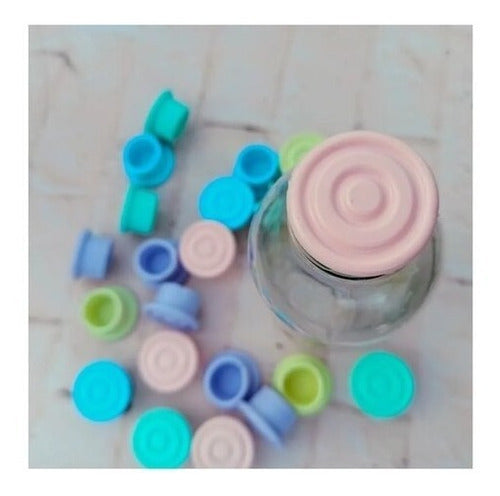 Tapa De Silicona Para Botella En Colores Pastel! 2