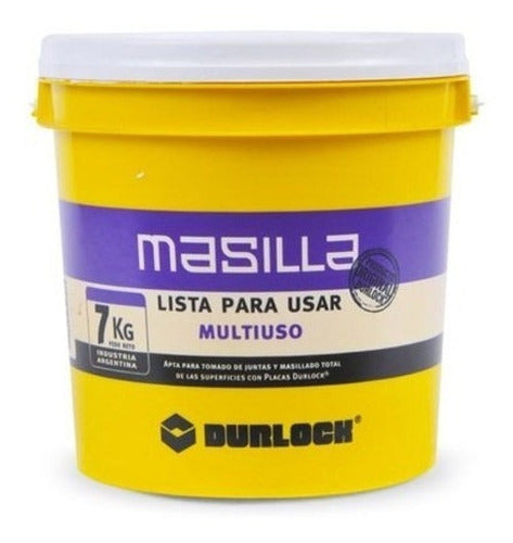 Masilla Multiuso Durlock 7 Kg Lista Para Usar 0