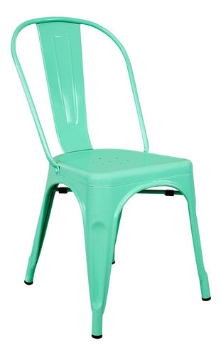 Silla Tolix De Metal - Verde Menta 0