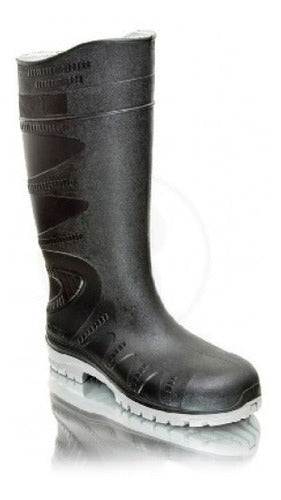 Ombu Black Boot with Steel Toe 0