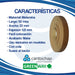 Cantochap Tapacanto Melamina Nogal Habano 22mm Preencolado X50m Cima M 1