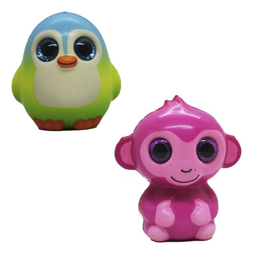 Muñecos Antiestrés Squishy Animalitos Big Eyes Fidget Toy 2