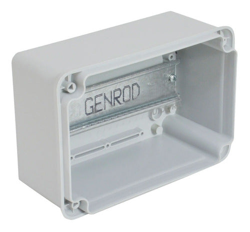 Genrod Waterproof Box with DIN Rail IP65 165x210x110 0