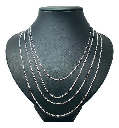 Joyas Center 925 Silver Short Forcet Chain - Available in 45, 50, 55, 60 Cm 0