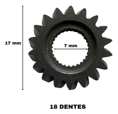 Engrenagem Motor Teto Solar Land Rover Freelander 18 Dentes 1