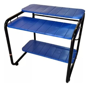 Hilgert Computer Desk with Folding Chair 2