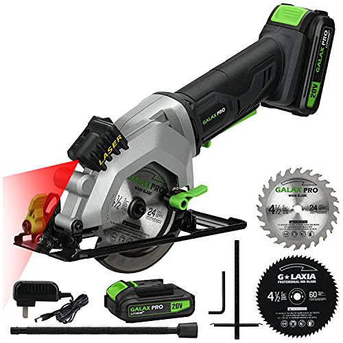 Galax Pro Wireless Circular Saw 20V 3400 RPM 2 Blades 1