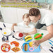 3 Years and Up Kitchen Utensils for Kids with Play Food Set 5