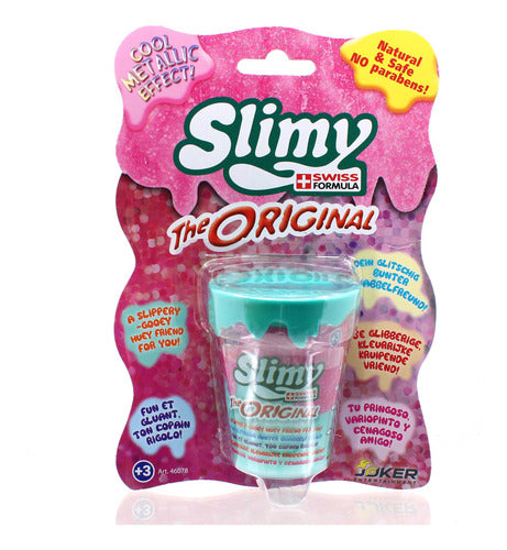 Wabro Slimy Slime The Original 80gr Efecto Metálico Celeste 0