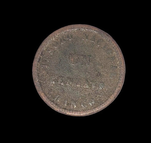 Provincias De Argentina 1 Centavo, 1854 Cobre Km# 23 - 554 1