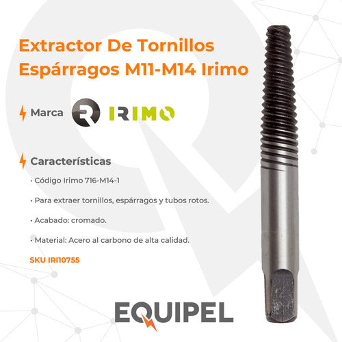 Extractor of Screws Studs M11-M14 Irimo 1