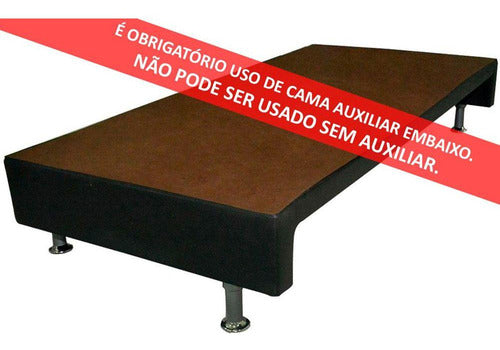 Cama Box C/auxiliar Solteiro Revolution Preto (88x188)ortobo 2