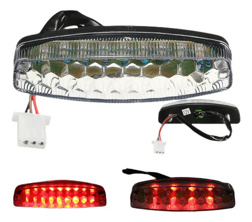 TaoTao Rear Tail Brake Light 12V LED for 50 70 110 125cc ATV 0