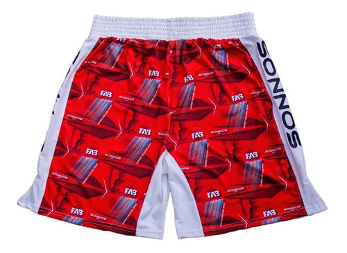 Official Sonnos Institutional Technical Boxing Shorts FAB Homologated 1