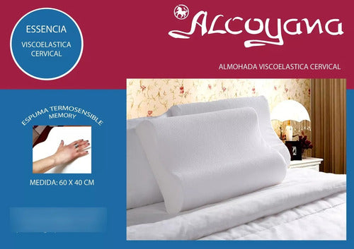 Alcoyana Essencia Viscoelastic Cervical Pillow 40x60 cm 2