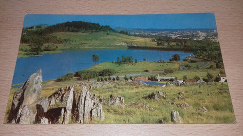 Antigua Postal Tandil Vista Del Lago Y Las Sierras 0