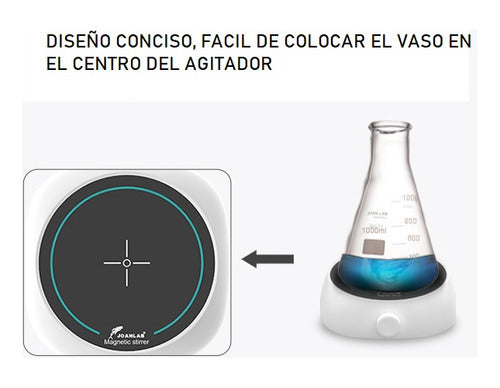 Joanlab Mini Magnetic Stirrer Up to 2 Liters Without Heating 2