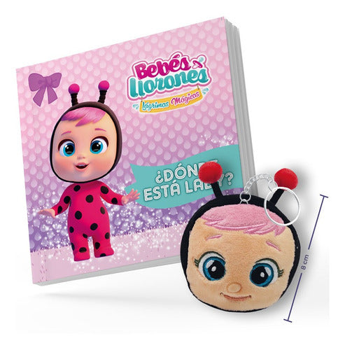 Clarín Llaveros Peluches Squishy Bebes Llorones Set 1 Rosie Y Lady 1