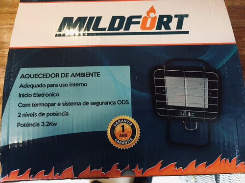 MILDFORT Gas Panel Heater with Electronic Ignition + Valve 1