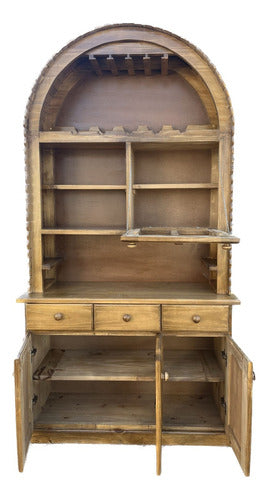 LDT Solid Wood Bodega Pantry Cabinet 1