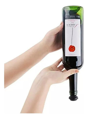 Macarons Bazar Vacuum Pump for Wine Bottle with 2 Stainless Steel Corks 3