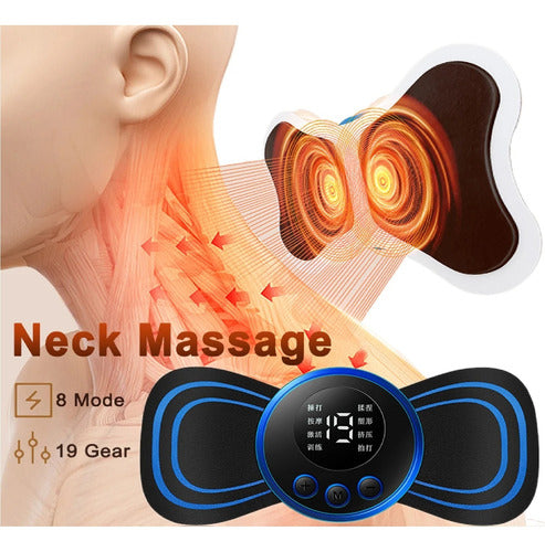 Calipha Digital Mini Portable Rechargeable Massager Pain Relief Back 3