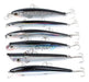 Dr.fish 6 Señuelos De Agua Salada, Lote 5 Minnow Plug Popper 3