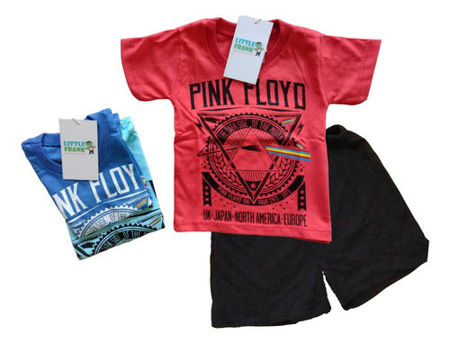 Baby Rock Band Set - Pink Floyd Ramones T-shirt and Pants 10