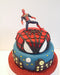 Pasteleria Prut Torta Decorada Infantil Hombre Araña Con Muñeco Avengers 4