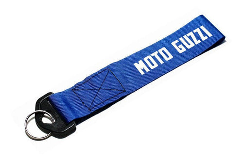 AC Estampas Llavero Cinta Motos 040 - Azul - Moto Guzzi 0