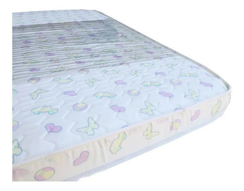 Rainbow Crib Mattress Pillow 75x45x6 by Arco Iris - Best Quality 0