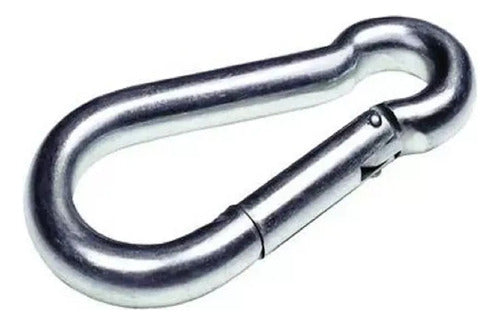 Silbeco Fireman-Type Carabiner Galvanized Steel 300kg 12x140 mm 0