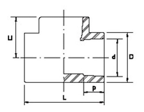 Tee Normal Acqua System Dema 63mm 08130063000 1