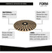 Form Individual Round Fiber Mat 2