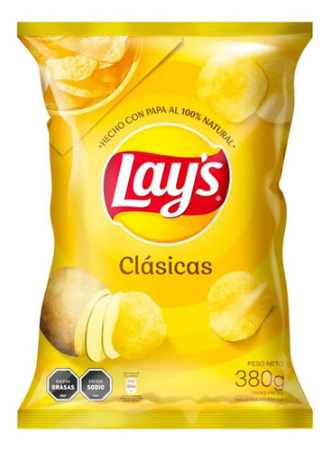 Papas Fritas Lays Clásicas 380 G Universo Binario 0