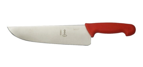 Eskilstuna Butcher Knife 398 30cm Stainless Steel Red Handle 0