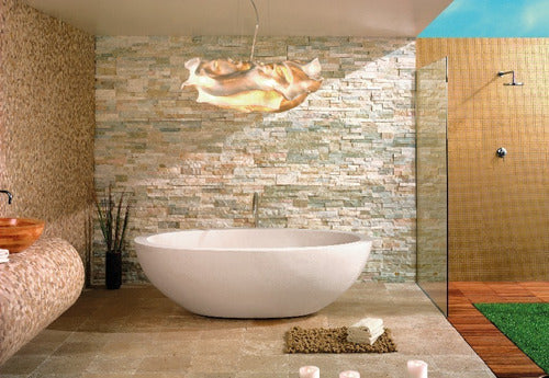 Misiones Deco Natural Geo Stone - Burkina Chiaro - Wall Covering 5