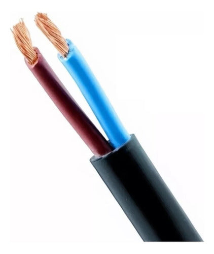 Cable Bajo Goma 2x1mm 2 Vias Diors Uruguay X50 Metros 0