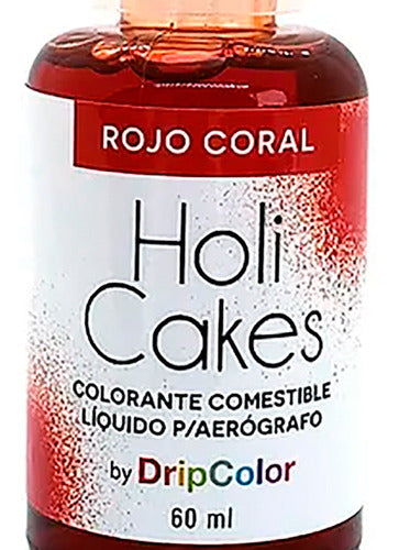 Colorantes Líquidos Para Aerógrafo Holicakes Dripcolor X17 0