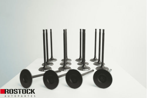 Set of 16 Intake and Exhaust Valves for DV6 1.6 HDI Engine 2