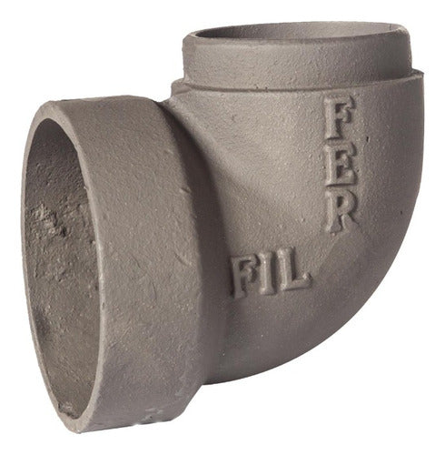 Filfer 90º Cast Iron Elbow 4 Inches Male/Female 0