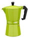 Monix Italian Coffee Maker 3 Cups Lime Green 0