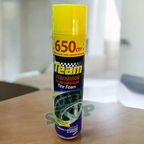 Renovador Neumaticos Team 650cm3 Limpia Protege Mf Shop 1