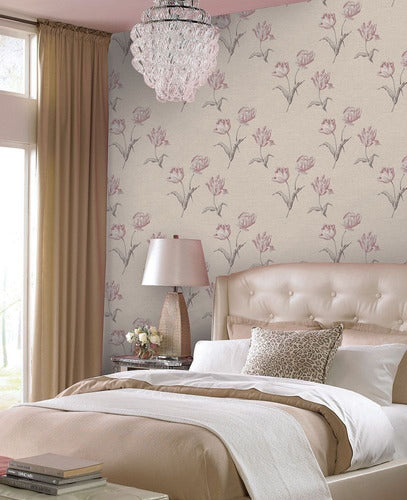 Muresco Vinyl Wallcovering Lounge L04 Flowers 4